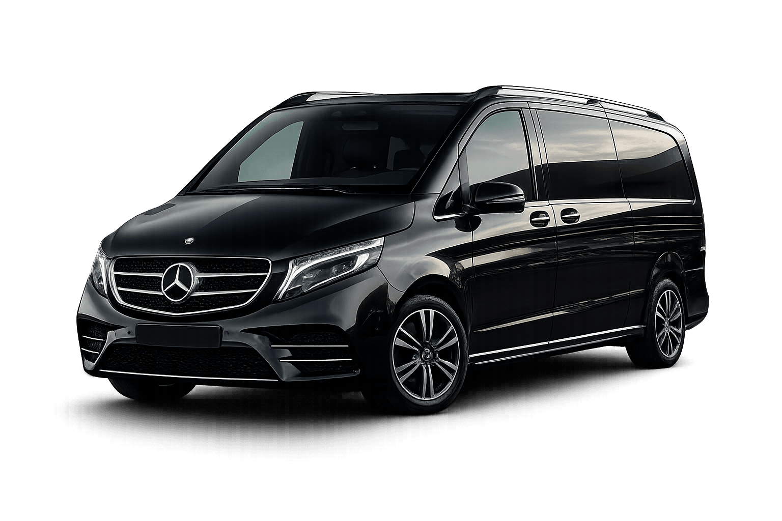 Mercedes V-Class airport transfer vehicle